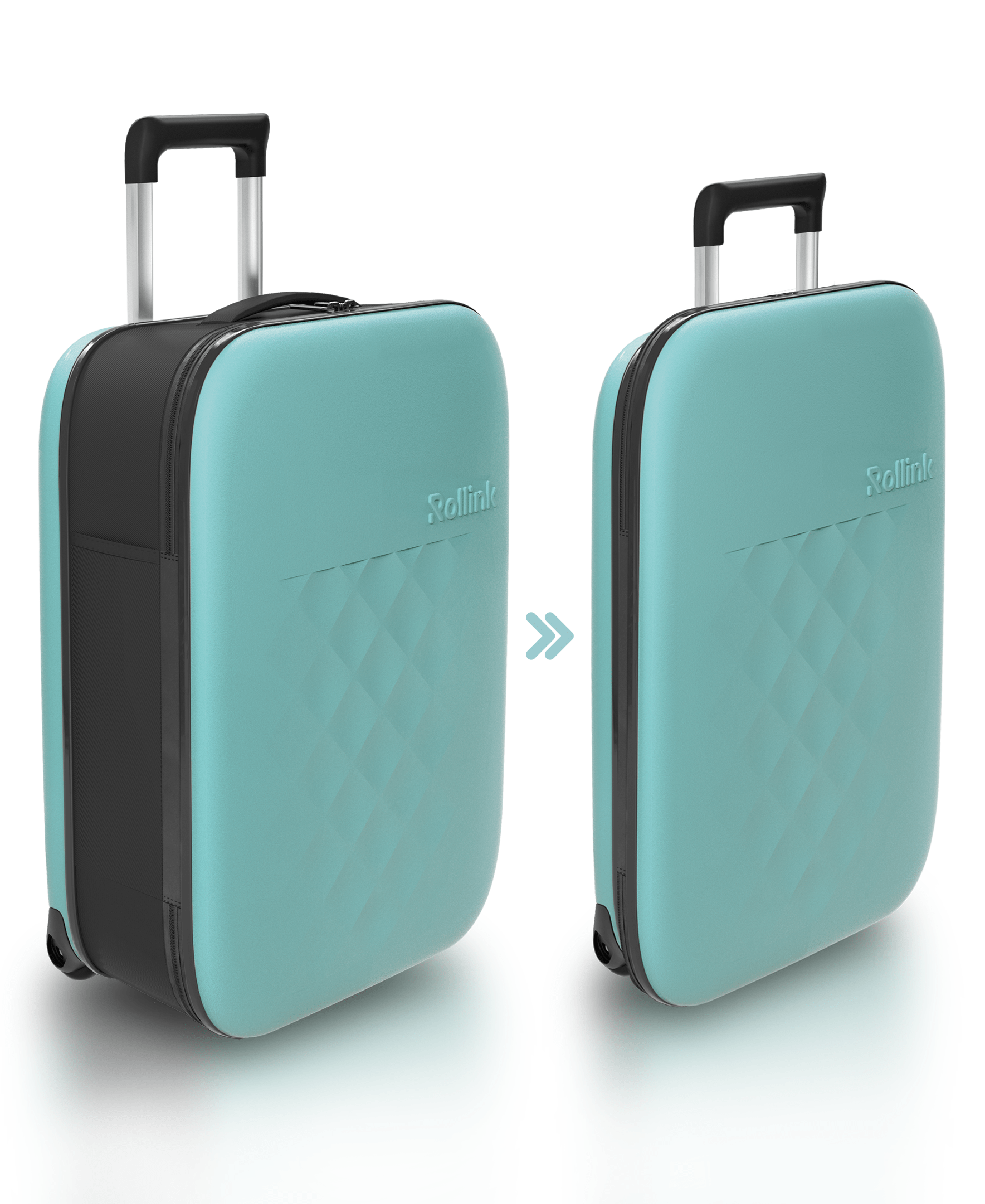 Foldable rolling sales luggage